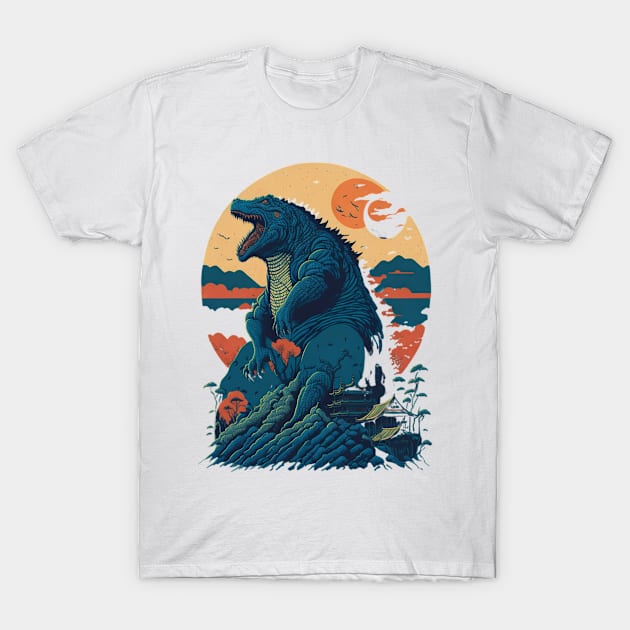 King of The monsters vector illustration design T-Shirt by Nasromaystro